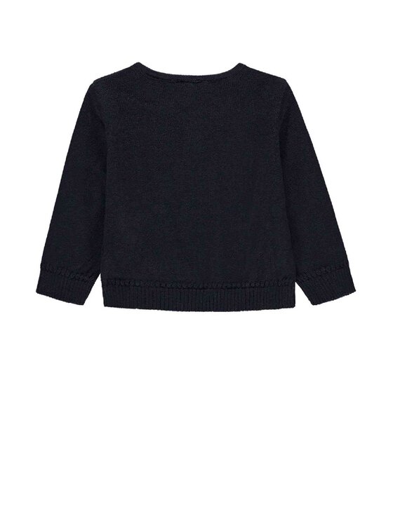 Kanz Kanz Sweter 2042007-3105 Niebieski Basic Fit