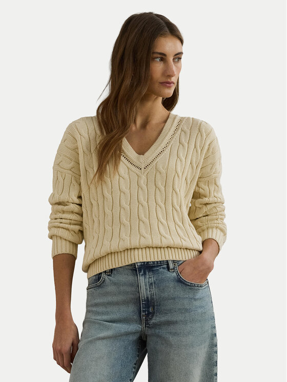 LAUREN RALPH LAUREN LAUREN RALPH LAUREN Svetr 200971374002 Béžová Relaxed Fit