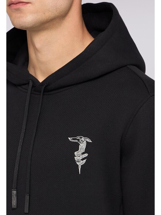 Trussardi Trussardi Felpa G8078200033N033 Nero Regular Fit