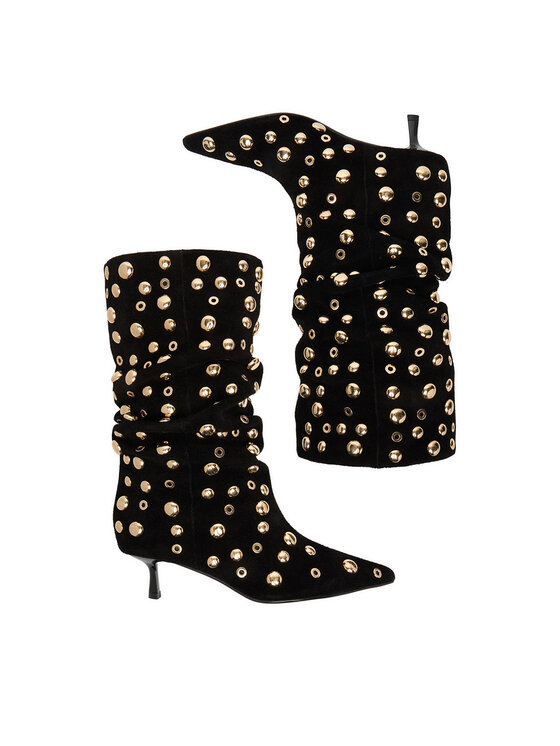 Eva Minge Eva Minge Škornji EO-TESS-2117-05 Črna