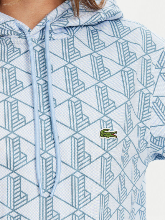 Lacoste Lacoste Bluza SH2855 Błękitny Classic Fit