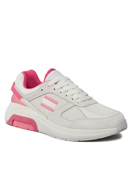 Tommy Jeans Tommy Jeans Tenisice Tjw Runner Combined EN0EN02512 Écru