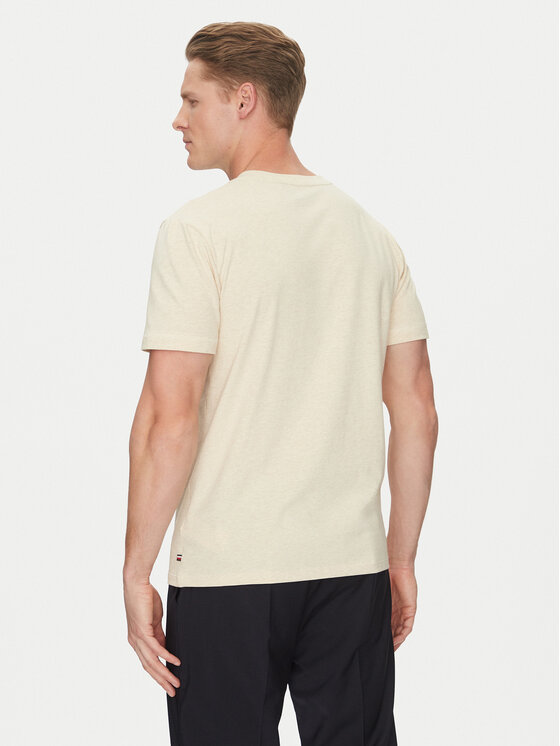 Tommy Hilfiger Tommy Hilfiger T-särk UM0UM03362 Beež Regular Fit