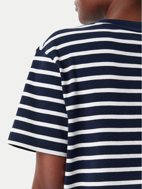 Tommy Hilfiger Tommy Hilfiger T-Shirt Modern Cody WW0WW46158 Granatowy Relaxed Fit