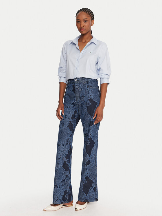 French Connection French Connection Jeans hlače 74ZAZ Modra Boot Fit
