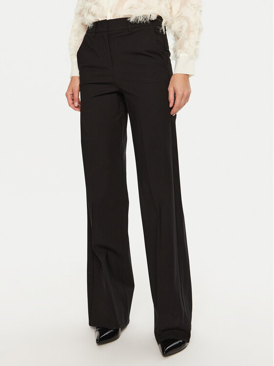 Marella Marella Hlače Galoppo 2423136162 Crna Wide Leg