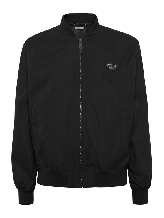 PHILIPP PLEIN PHILIPP PLEIN Kurtka bomber 25595 Czarny Regular Fit