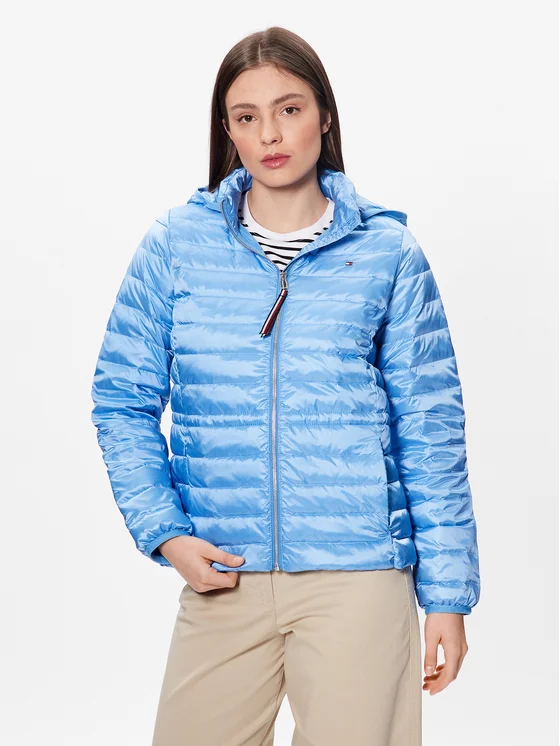 Tommy Hilfiger Daunenjacke WW0WW37264 Blau Regular Fit
