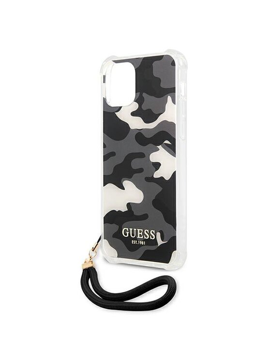 Guess Guess Etui na telefon iPhone 12 Pro Max Czarny