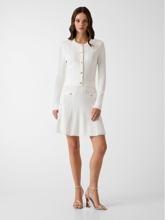 Guess Guess Spódnica mini 183312 Beżowy Classic Fit