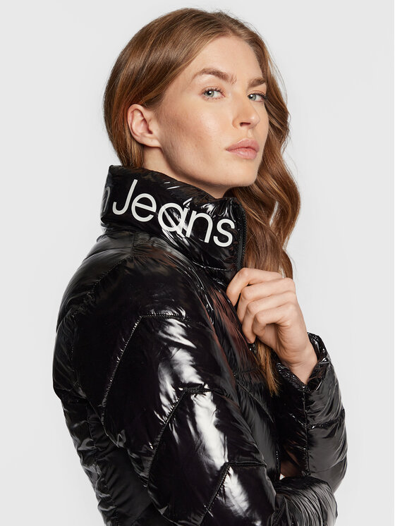 Calvin Klein Jeans Calvin Klein Jeans Prijelazna jakna Quilit J20J219826 Crna Regular Fit