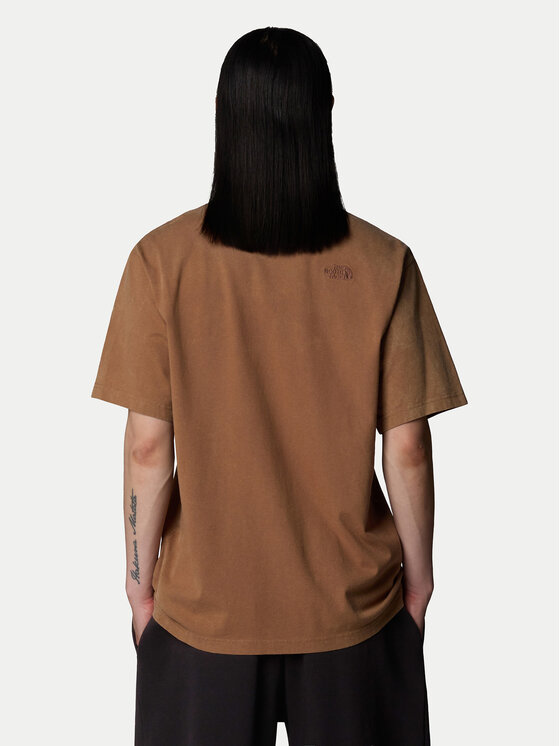 The North Face The North Face Marškinėliai Nature NF0A8BVY Ruda Loose Fit