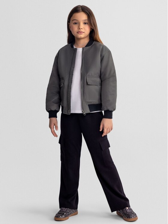 minoti minoti Spodnie dresowe 30SCUBA157 Czarny Loose Fit