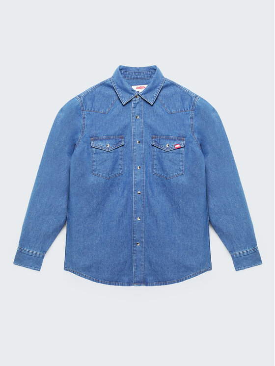 BIG STAR BIG STAR Koszula jeansowa WESTERN SHIRT Niebieski Basic Fit