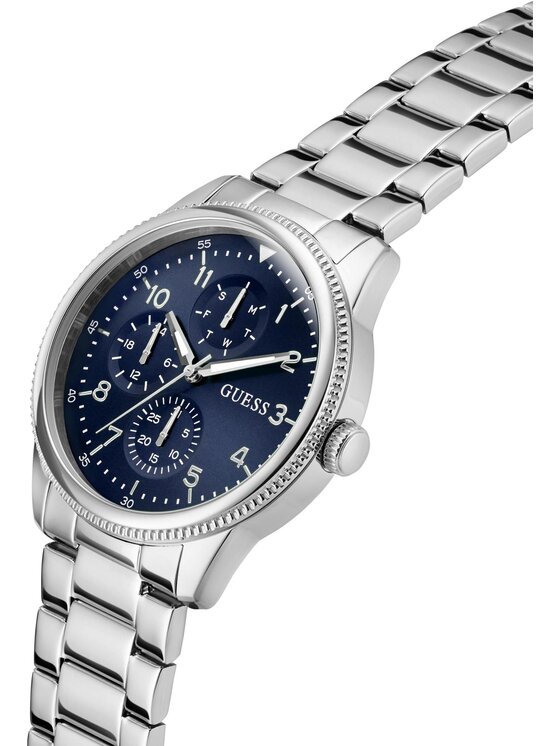 Guess Guess Hodinky GW0970G1 Stříbrná