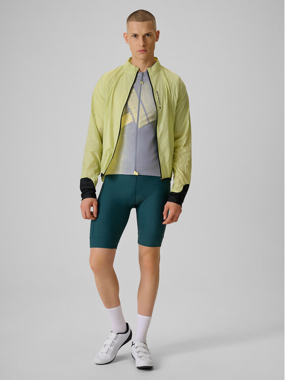 4F 4F Szorty rowerowe GET LOST FEEL FOUND Zielony Slim Fit