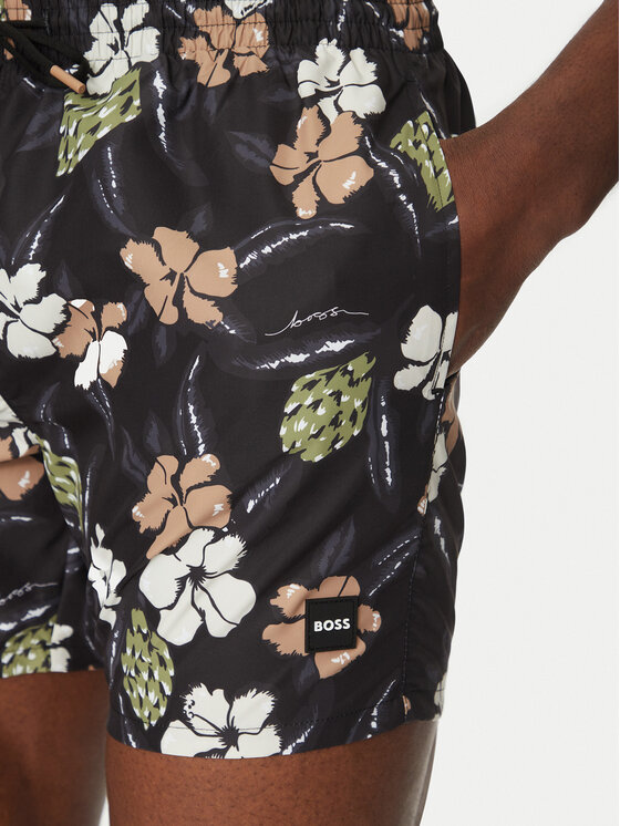 BOSS BOSS Badeshorts Piranha 50508844 Schwarz Regular Fit