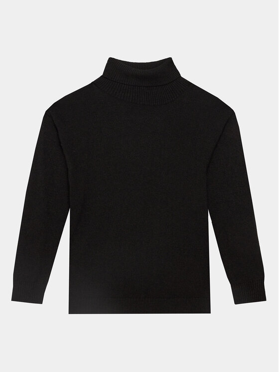 United Colors Of Benetton Bluză cu gât 1032C200D Negru Regular Fit