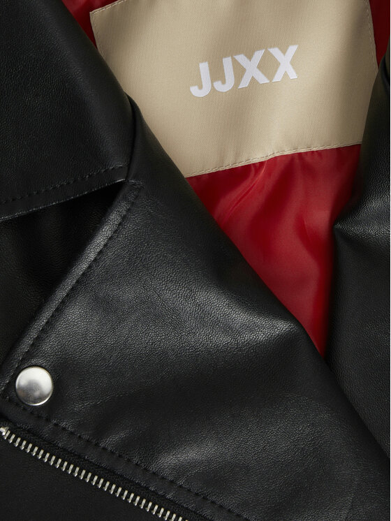 JJXX JJXX Jakna iz umetnega usnja Frida 12257725 Črna Loose Fit