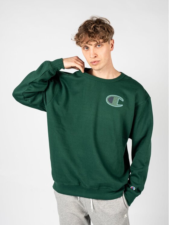 Champion Champion Felpa HBGF88H586N8A Verde Regular Fit