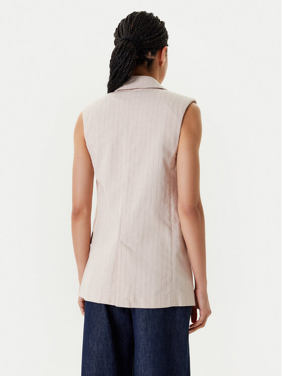 United Colors Of Benetton United Colors Of Benetton Kamizelka 29KBDJ00W Beżowy Regular Fit