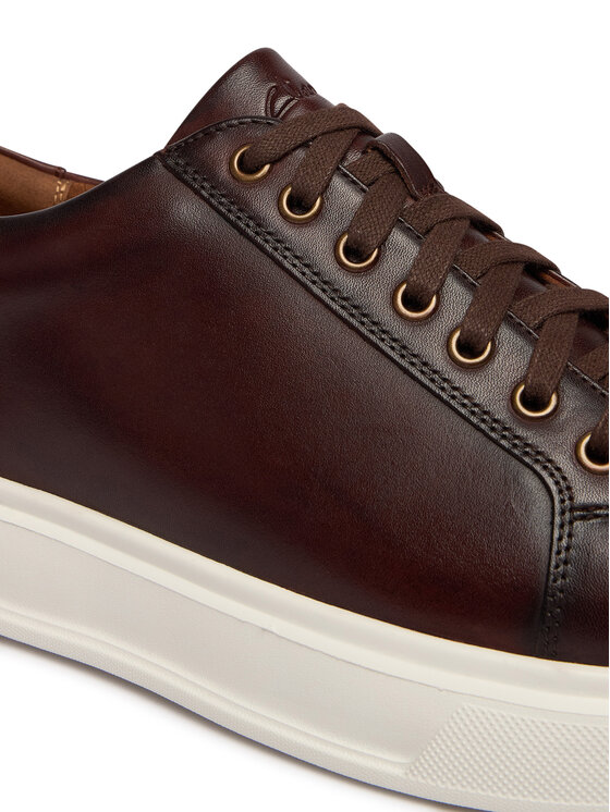 Clarks Clarks Sneakersy Goswell Tie 26186560 Hnedá