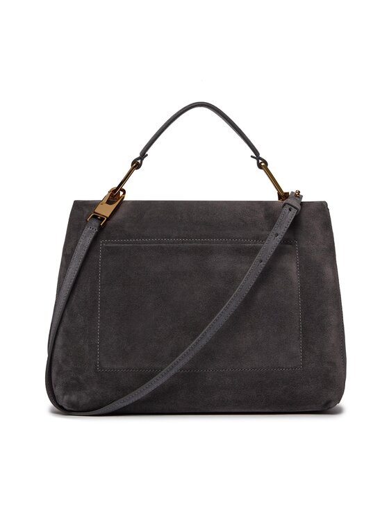 Coccinelle Coccinelle Дамска чанта MD1 Liya Suede E1 MD1 18 01 01 Сив