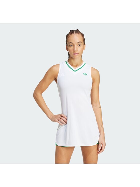 adidas adidas Spodnie materiałowe 152347 Biały Slim Fit