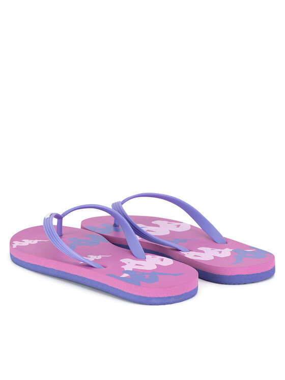 Kappa Kappa Flip flop 351C24W Pink Fuchsia - Violet Lavander - Pink Rose Colorat