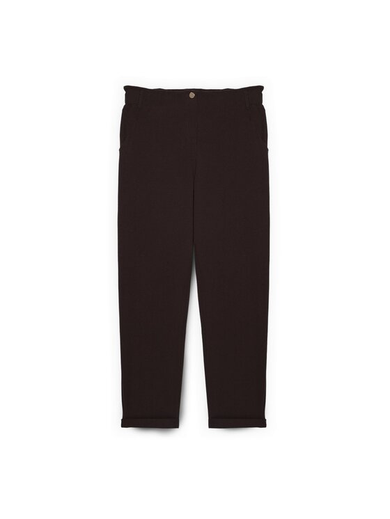 Fiorella Rubino Fiorella Rubino Pantaloni di tessuto P705T005140N022 Marrone Regular Fit