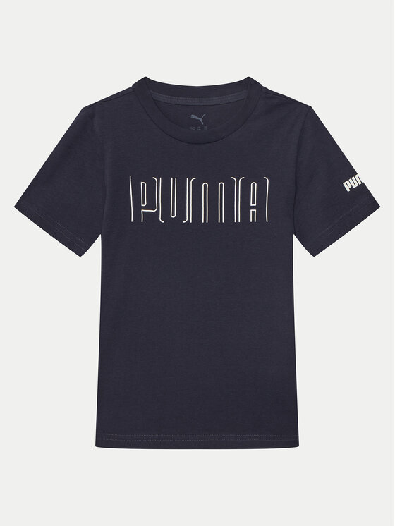 Puma Puma Marškinėliai Puma Sport Graphic 685850 Tamsiai mėlyna Regular Fit