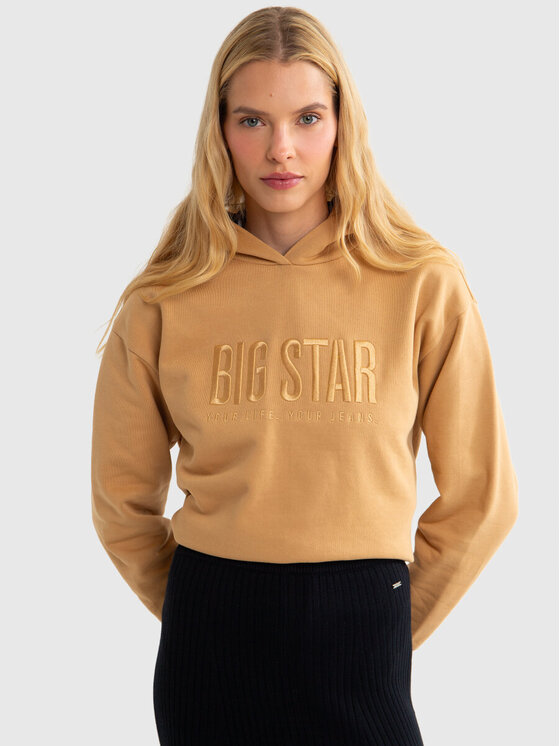 BIG STAR BIG STAR Bluza LARISSA_801_170 Brązowy Classic Fit