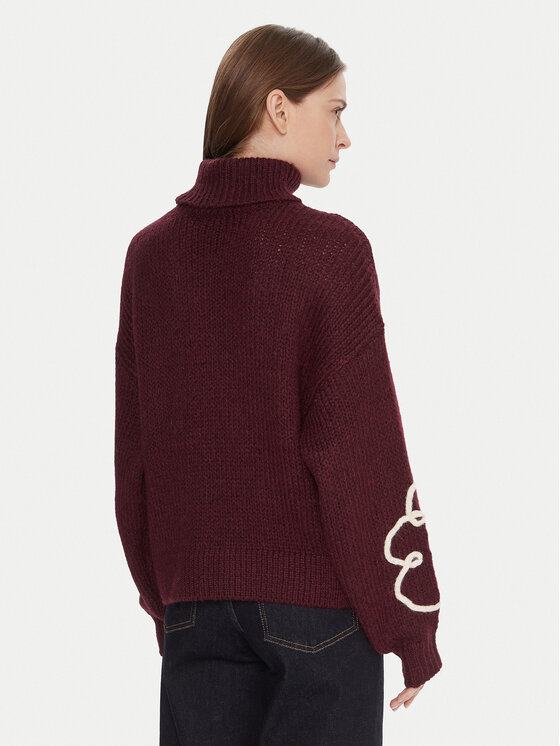 Vero Moda Vero Moda Гольф Fatima 10335036 Фіолетовий Regular Fit