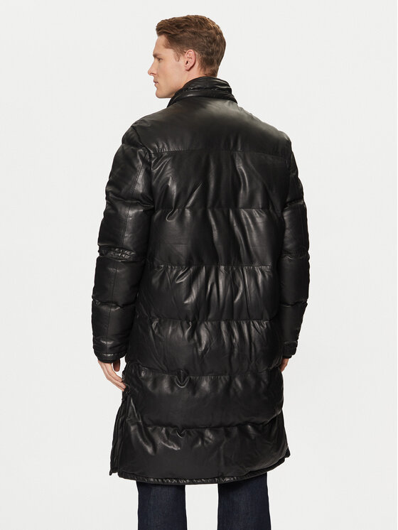 Serge Pariente Serge Pariente Lederjacke Vibes Schwarz Regular Fit