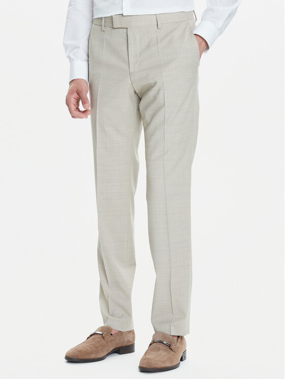 BOSS BOSS Ülikond H-Huge 50546099 Beež Slim Fit