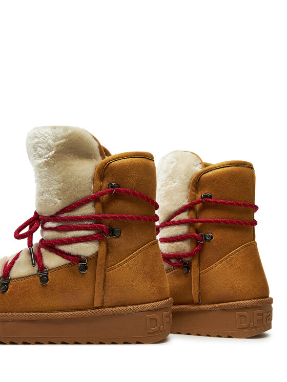 D.Franklin D.Franklin Stivali da neve Nordic Trk Fur DFSH370005 Giallo