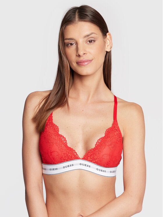 Guess Bralette krūšturis Belle O97C02 KBBT0 Sarkans