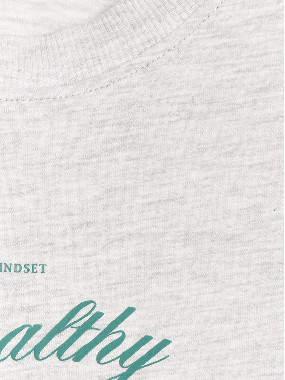 4F 4F T-Shirt MIDSHOP TEXTILE Szary jasny Regular Fit