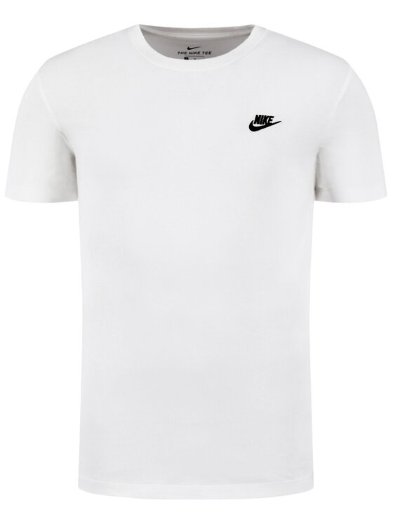 Nike Nike T-Shirt Sportswear Club AR4997 Biały Standard Fit