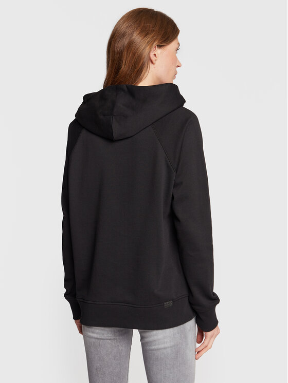 G Star Raw Sweatshirt Raglan D22117 A613 D301 Noir Regular Fit