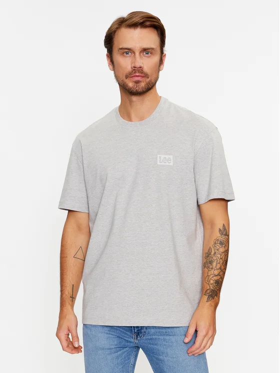 Lee T-Shirt 112341733 Grau Loose Fit