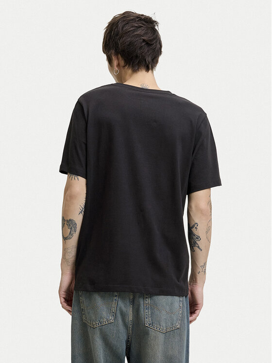 Jack&Jones Jack&Jones T-Shirt Rinwood 12283628 Μαύρο Regular Fit