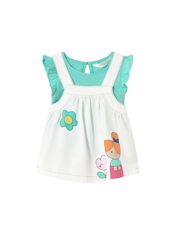 Mayoral Mayoral Komplektas: marškinėliai ir sijonas 1875 Spalvota Regular Fit