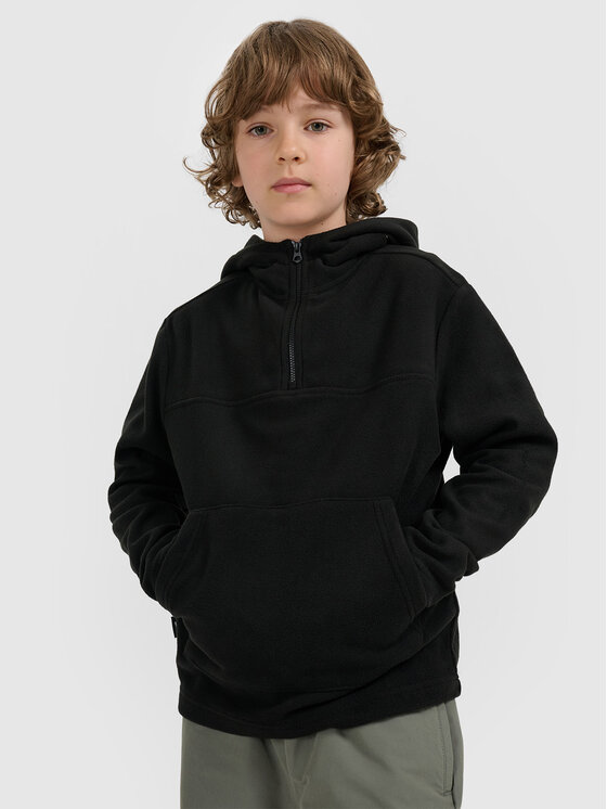 4F 4F Bluza APRES SKI Czarny Regular Fit