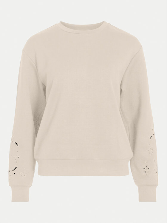 Vila Vila Суитшърт Sif 14099158 Бежов Regular Fit