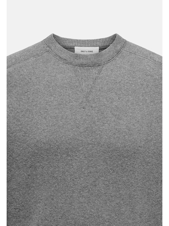 Only & Sons Only & Sons Maglione Pullover uomo - 22027590 Grigio Regular Fit