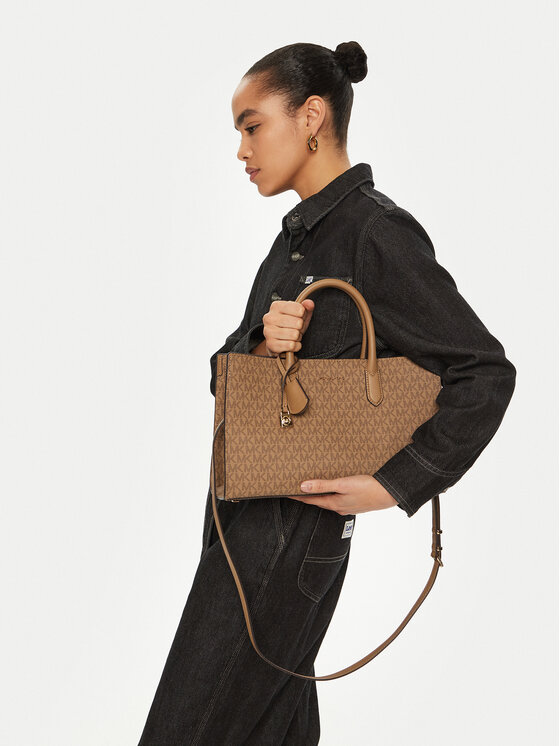 MICHAEL Michael Kors MICHAEL Michael Kors Ročna torba Scarlett 30R5GETS2V Rjava