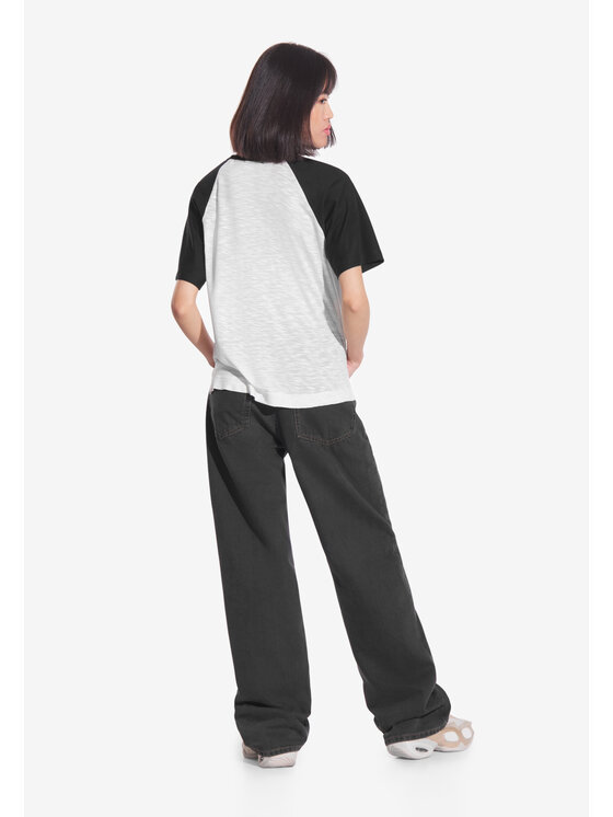 PROSTO. PROSTO. T-Shirt College Czarny Regular Fit