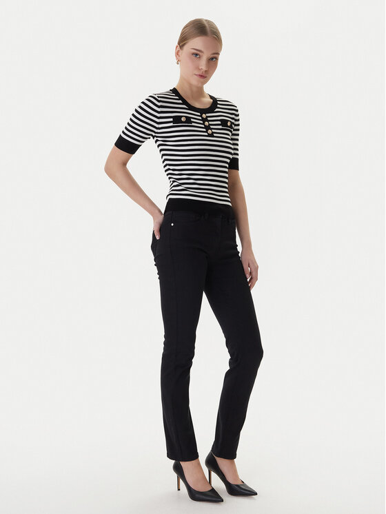 Morgan Morgan Джинси 251-PETROI Чорний Slim Fit