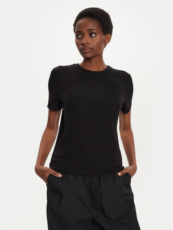 JDY T-shirt Como 15328940 Nero Regular Fit, taglia : XL